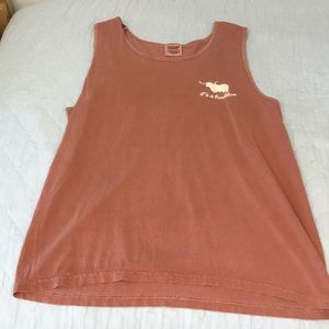 Longhorn Tank Top Comfort Colors